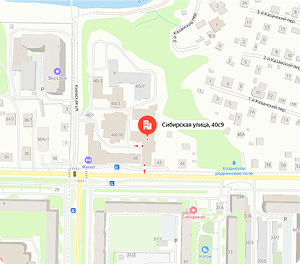 Шина Томск на карте