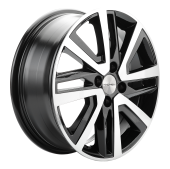 Khomen Wheels KHW 1609 Black-FP (Lada X-Ray)